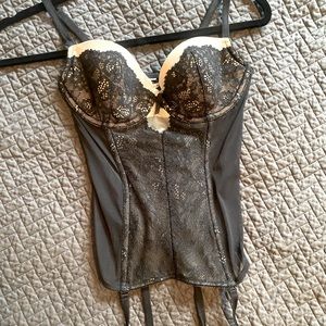 Victoria’s Secret corset with garter straps